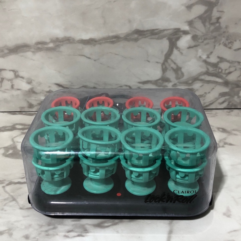 Clairol Lock N' Roll Hot Hair Rollers Curlers Pageant 24 Spoolies Model BT-1